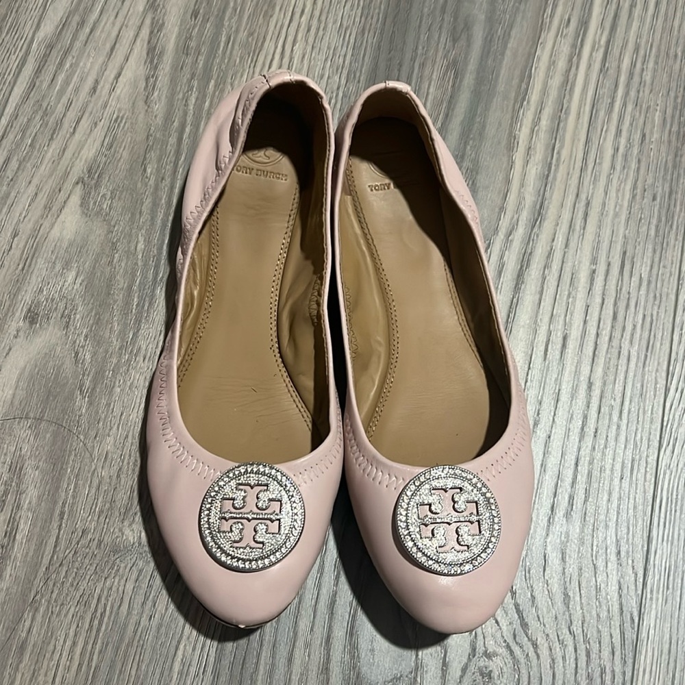COPY - Tory Burch Liana Ballet flat sea shell pink size 10
